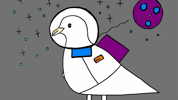 Space Floating GIF by Dovemania!