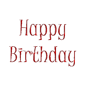 happy birthday Sticker