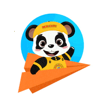 Panda Mascot Sticker by MR.DIY