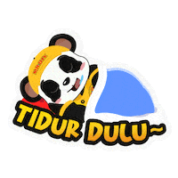 Panda Mascot Sticker by MR.DIY