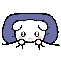 Sleepy Puppy Sticker