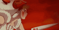 Hayao Miyazaki GIF by Princess Mononoke