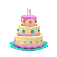 3D Cumple Sticker by Mora Vieytes