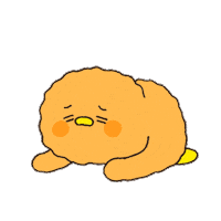 Tired Duck Sticker by Kcomics