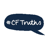 CFTrust dark blue cystic fibrosis cftrust cystic fibrosis trust Sticker