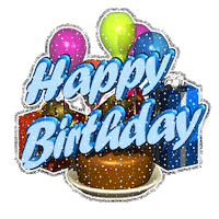 happy birthday Sticker