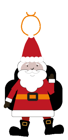 giphyupload christmas santa christmas tree christmas decoration Sticker