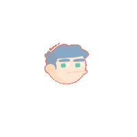 josecaart sticker face eyes stickers Sticker