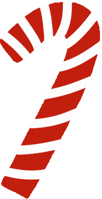 Candy Cane Christmas Sticker by zartmintdesign