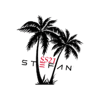 Palm Tree Sticker by Stefan Fashion