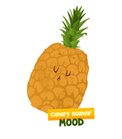 CanaryIslandsTourism relax holidays nap pineapple Sticker