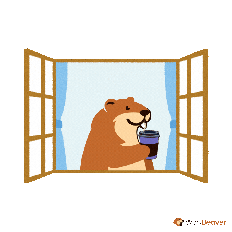 Patiently Waiting Sticker by WorkBeaver