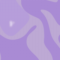 Sponsored gif. Can of Starbucks Chocolate Cream Cold Brew with a Starbucks green drop shadow and graphic message appear on a groovy lavender background, two leaves dancing through as if on a breeze. Text, "Morning vibes."