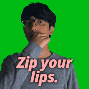 Keep Quiet Shut Up GIF