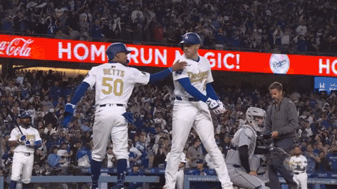 Celebrate Los Angeles Dodgers GIF by MLB