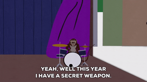 monkey drummer GIF by South Park 