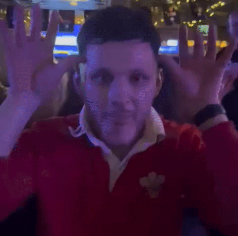Ryan Thomas Cheers GIF by Tinopolis Cymru