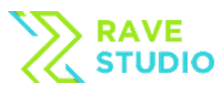 ravestudio fitness workout health training Sticker