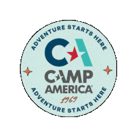 Work Abroad Summer Camp Sticker by Camp America