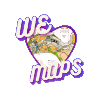 PENDLEFORESTORIENTEERS maps cartography orienteering pfo Sticker