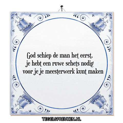 Wijsheid Verandering Sticker by Tegelspreuken.nl