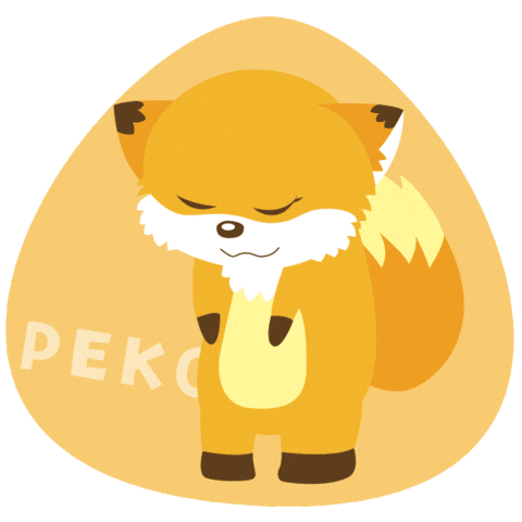 hotelmetropolitankawasaki giphyupload fox kitsune hokkaido Sticker