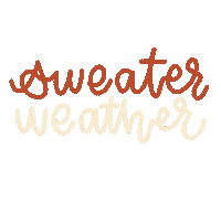Sweater Weather Fall Sticker