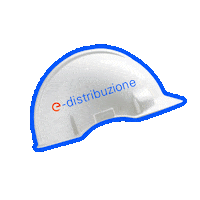 E-Distribuzione safety energia ed worker Sticker