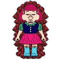 Girl Kiss Sticker