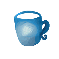 Tea Cup Coffee Sticker