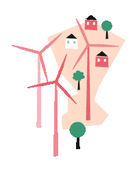 Kooperation Vindkraft Sticker by Coompanion Göteborgsregionen