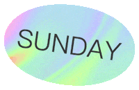 Sunday Exil Sticker by EXILCLUB