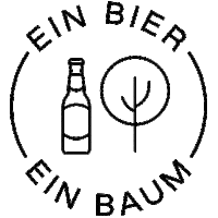gbraeu beer vegan tree bier Sticker