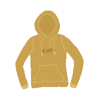 Hoodie Be Happy Sticker by JilEileen