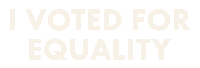 Vote For Change Sticker