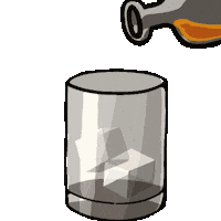 On The Rocks Whiskey Sticker