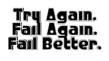 Try Again Alternative Rock Sticker by OpticalArtInc.