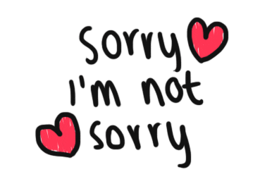 Sorry Over It Sticker