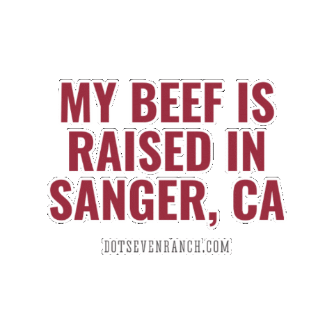 dotsevenranch giphygifmaker beef local beef cattle ranch Sticker