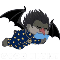 Tired Good Night Sticker