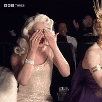 Shocked Drag Race GIF by BBC Three