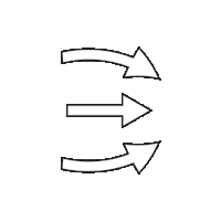 Arrow Point Sticker by InShane Designs