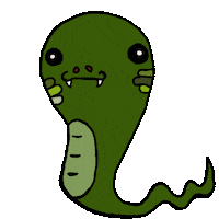 buruburuburub4 蛇 干支 kpd ベビ Sticker