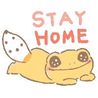 kirakira_leopa kawaii animal stayhome reptile Sticker