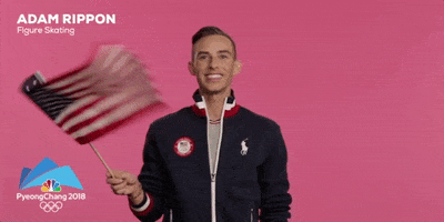 skating 2018 winter olympics GIF by NBC Olympics
