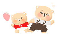 Huggies_korea 하기스 하기베어 아빠랑 아이랑 행복하기스 하기스 아빠체험단 Sticker