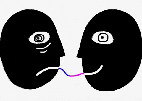 Disagree Happy Sad GIF by Barbara Pozzi