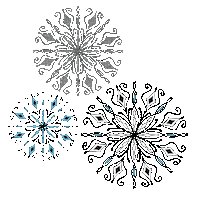 VirtualSuccessPartners christmas snow winter snow flakes Sticker