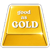 Gold Sweet As Sticker by NZ Collab