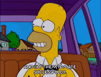 happy homer simpson GIF